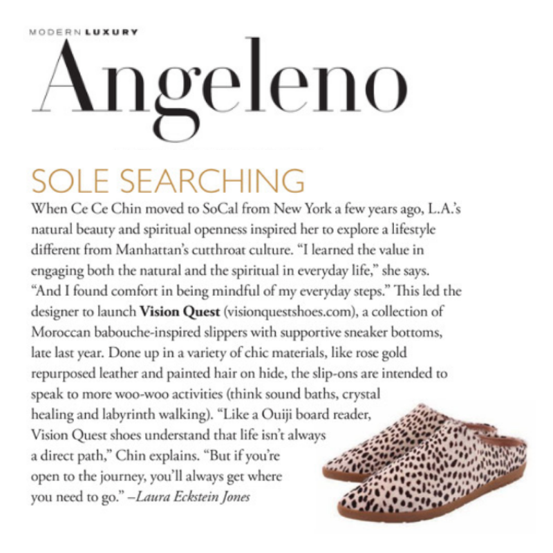 As seen in Angeleno Magazine